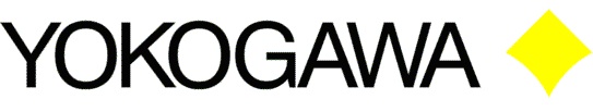 Yokogawa Large writing logo white BG1